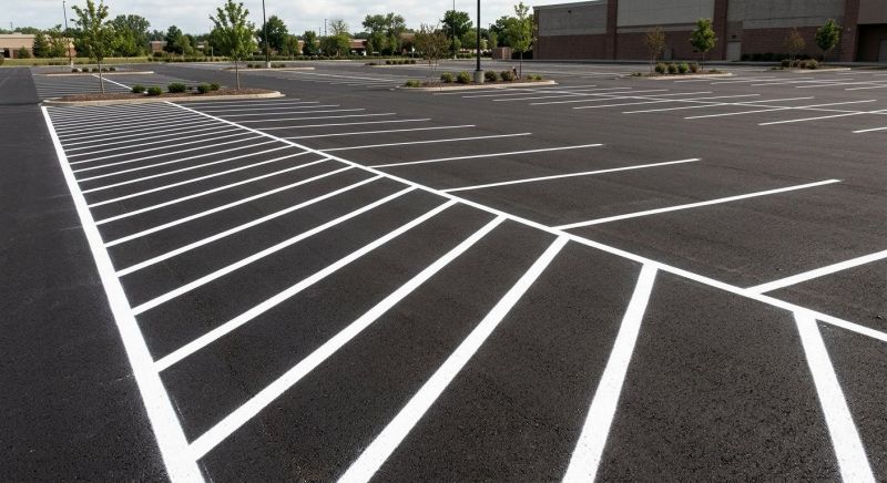 Commercial Asphalt Painting in Savannah, GA
