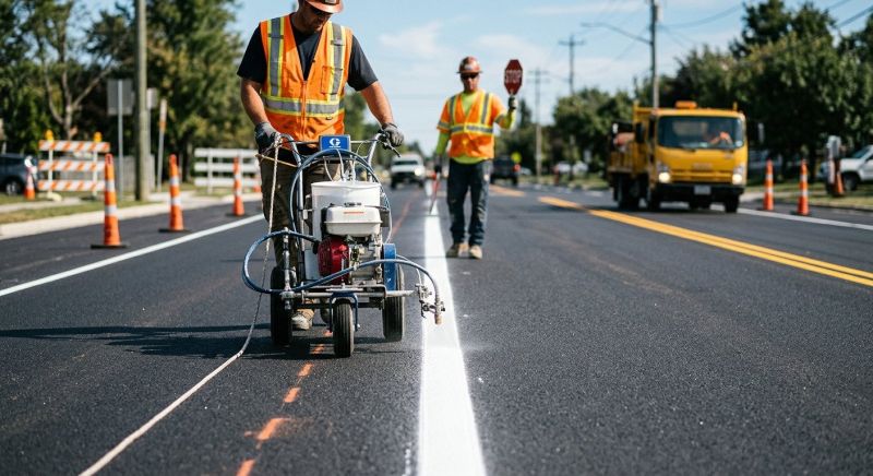 Commercial Asphalt Painting in Orange County, CA