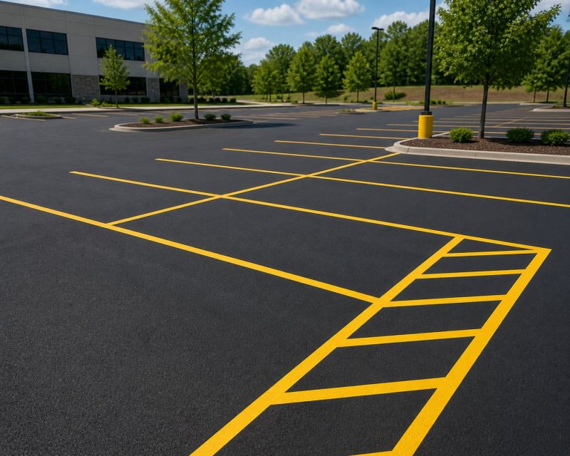 Parking Lot Painting in Katy, TX