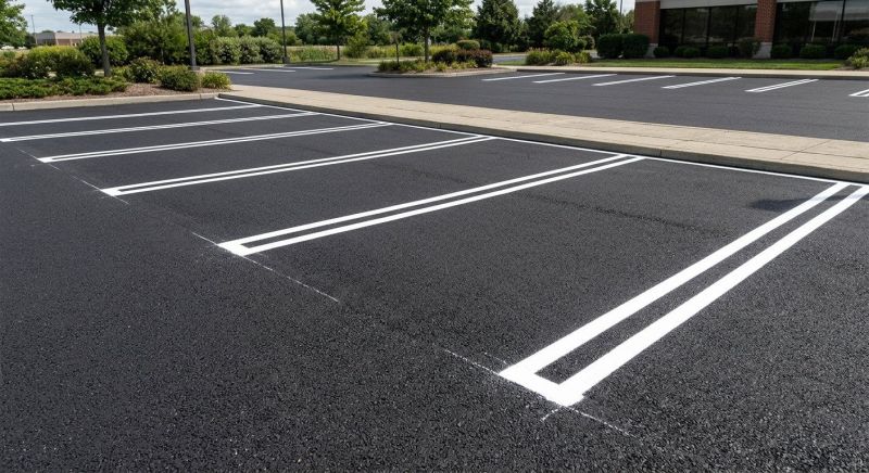 Asphalt Painting in Savannah, GA