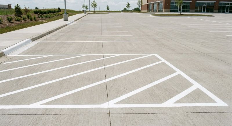 Church Parking Lot Striping in Canton, GA