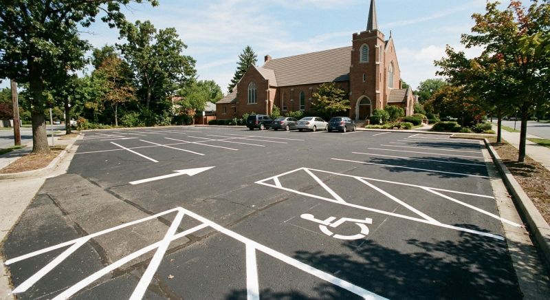 Church Parking Lot Striping in Hilton Head Island, SC
