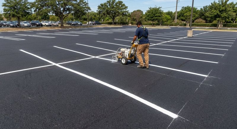 Commercial Asphalt Painting in Palm Springs, CA