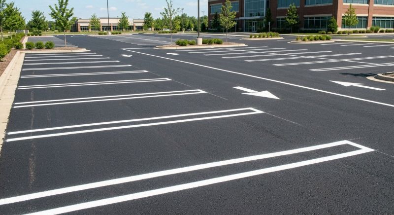 Commercial Asphalt Painting in Canton, GA