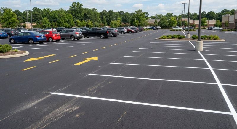 Concrete Parking Lot Striping in Hilton Head Island, SC