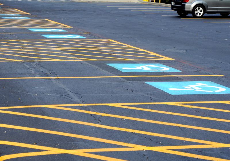 Disability Parking Marking in Los Angeles, CA