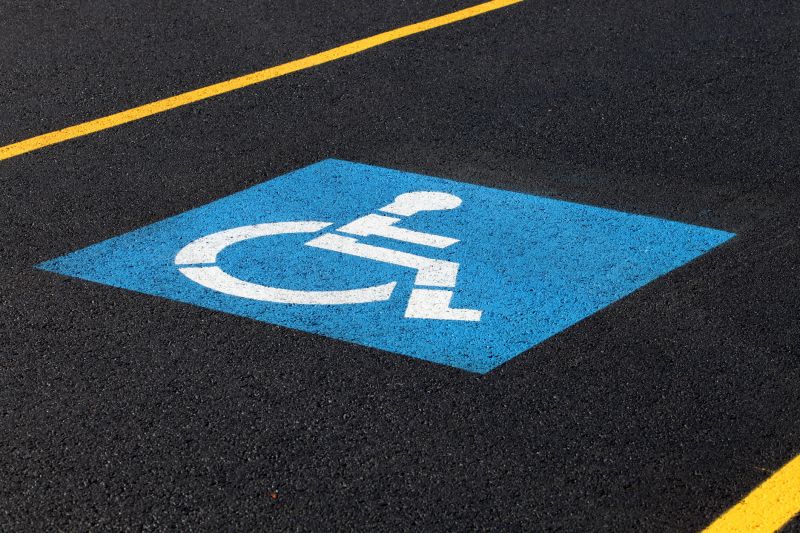Disability Parking Marking in Gwinnett County, GA