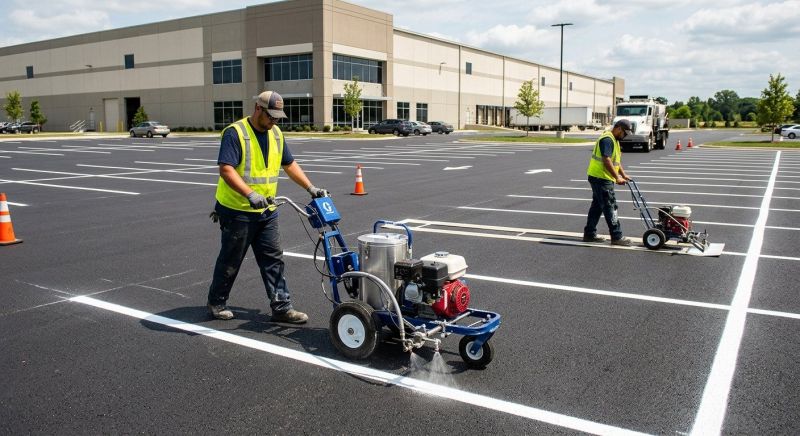 Parking Lot Painting in Orange County, CA